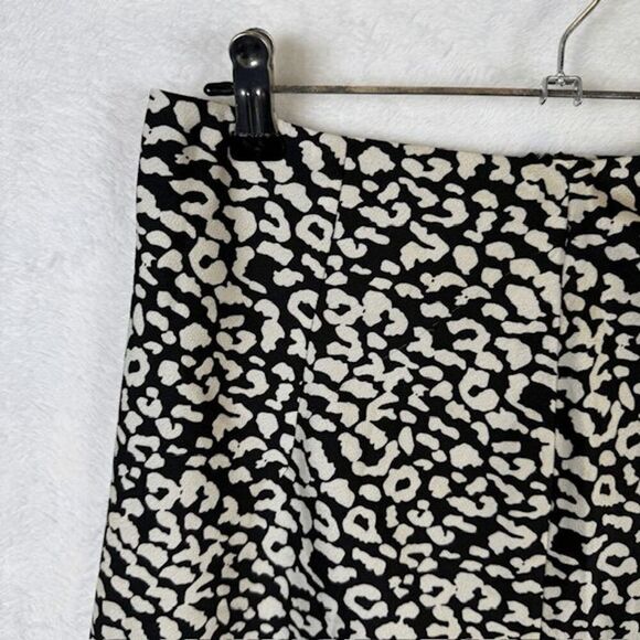 Princess Polly Midnight Wanderer Black and White Leopard Print Mini skirt Size 4 - Picture 2 of 11